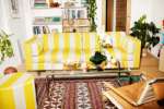 Matre story case furniture yellow sofa