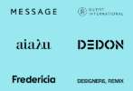 different company logos displayed on a blue background