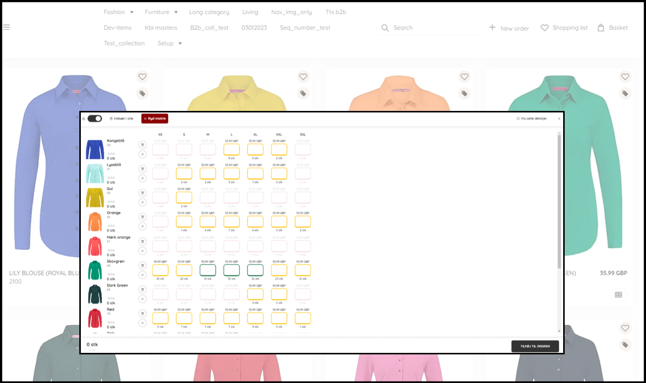 Clothing sofware